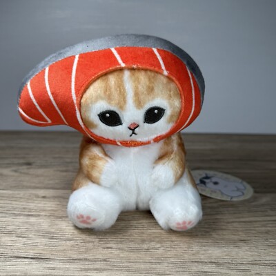 Mofusand Lachsfilet Katze Bento-Nyan Plüschtier Stofftier Japan - NEU