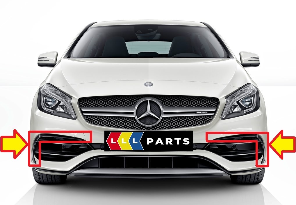 NEW GENUINE MERCEDES BENZ MB A W176 45 AMG FRONT BUMPER GLOSS