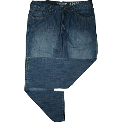 Hero by John Medoox Boot Cut Herren Jeans Hose 58 XXXL W42 L32 blau Übergröße