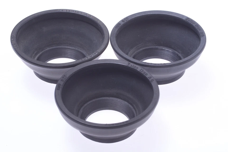 ✅ 1 ZEISS IKON 27MM GENUINE HOOD SUN SHADE 1109 S27 LENS RUBBER 81-2 - Image 2 of 3