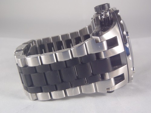 Invicta Men's 52mm Reserve Subaqua Black Silver SS Chronograph Watch 5216 - Picture 8 of 13