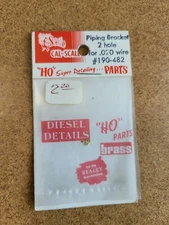 Cal-Scale HO Brass Piping Bracket 2 Hole for .020 Wire #190-482