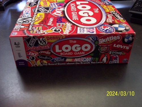 The Logo Board Game: Spin Master english cards only 2011 age 12 + brands you lov - Picture 3 of 19