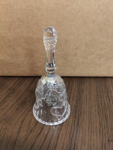 Box 2- Vintage Glass Bell With Hearts - Picture 3 of 4