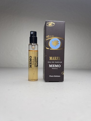 MEMO Paris Marfa Eau De Parfum Mini Travel Spray .17 oz New in box