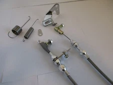 STAINLESS STEEL THROTTLE, 904 KICK DOWN CABLE AND BRACKET KIT #6054/6055/#6056