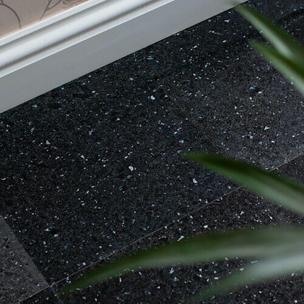 Black Sparkle Floor Tiles