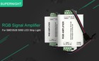 2PCS RGB Signal Amplifier 4-Pins Data Repeater for 3528&5050 LED Strip 12V 12A
