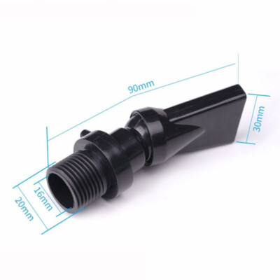 Aquarium Plastic Pump Duckbill Nozzle Water Outlet Return Pipe Plumbing Fitting