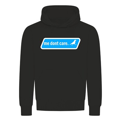 Me Dont Care Rabe Kapuzenpullover - Kein Interesse Genervt Egal Tier Vogel