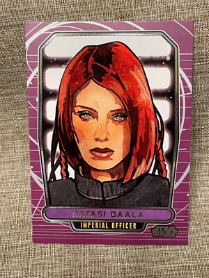 2012 Topps Star Wars Galactic Files Card Natasi Daala #207