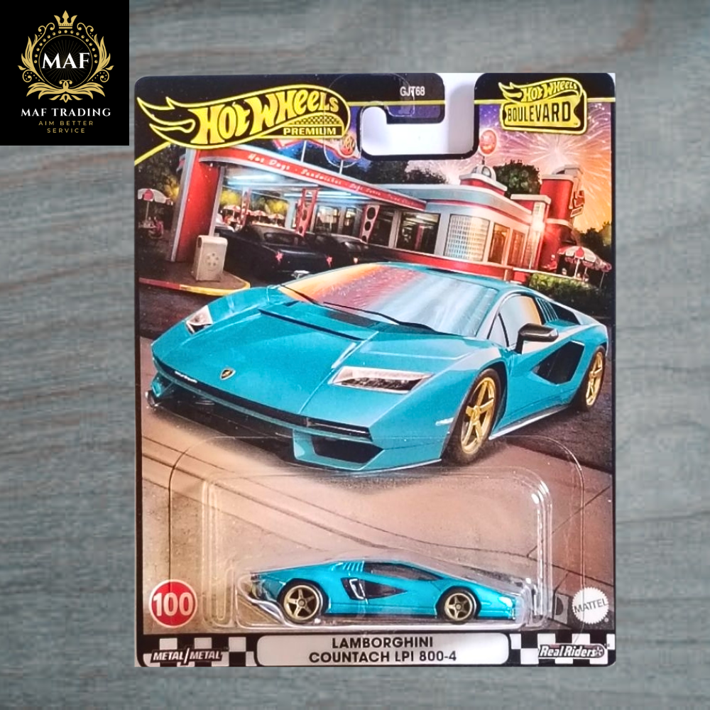 Hot Wheels Premium Lamborghini Countach LPI 800-4 Boulevard