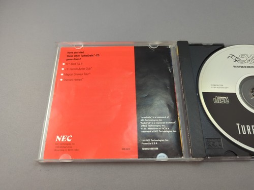 * Ys III: Wanderers From Ys (TurboGrafx-16 CD) completo di custodia CIC - Foto 6 di 7