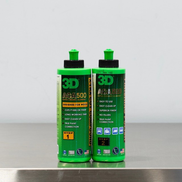 3D ACA 500 X-TRA CUT Compound + ACA 520 Finishing Polish