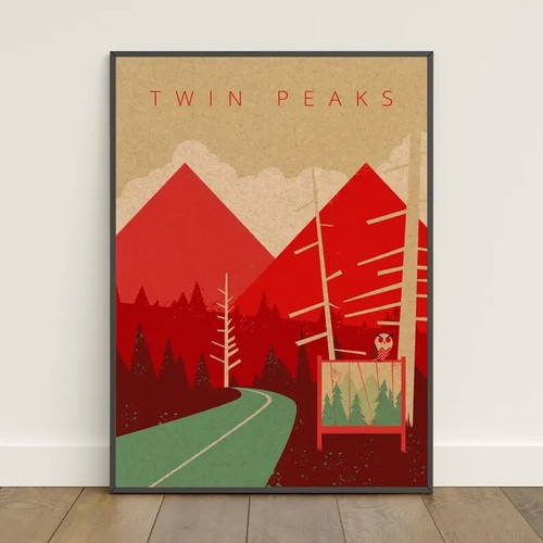 Twin Peaks Poster | Retro Print | Wall Art TV Show Poster 3