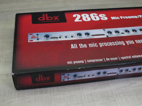 DBX 286s Microphone Preamp Channel Strip Processor NEW Sealed Box - Picture 3 of 6