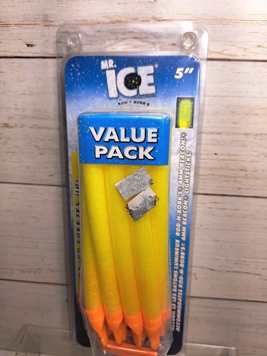 MR ICE Rod-N-Bobbs Value Pack 8 Floats 5 inches Never Freezes Up Last One - Picture 2 of 5