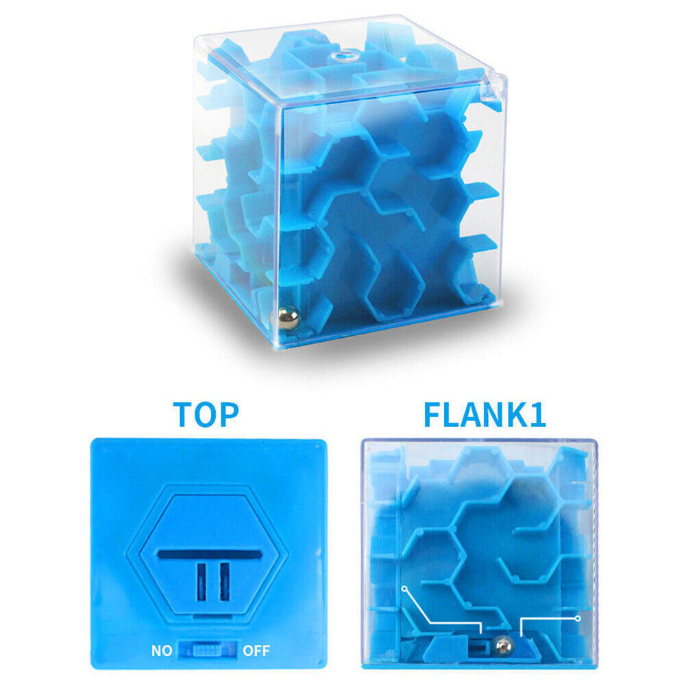 Geld Labyrinth Spardose Blau - Lustiges Sparspiel Für Kinder Und Erwachsene