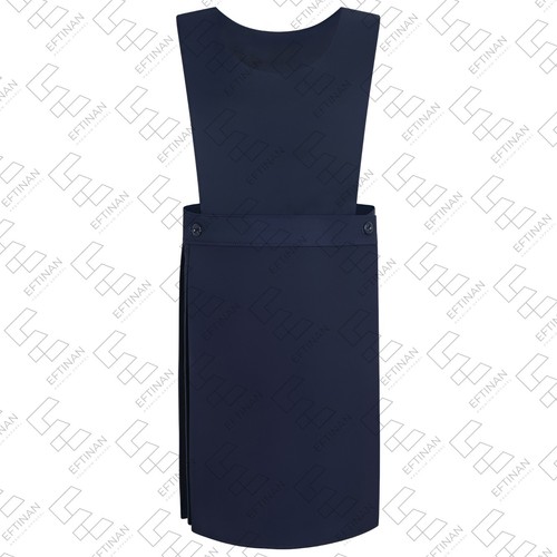 Girls Bib Pinafore School Uniform Sleeveless UK Size 2-16 Years - Picture 3 of 13