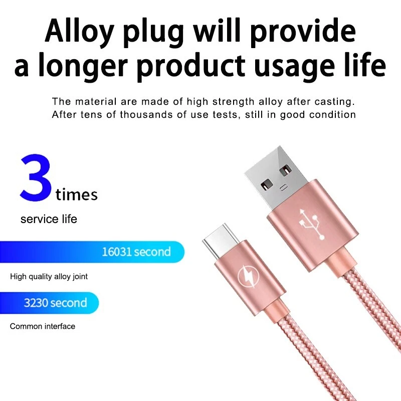 USB-C Lead For Samsung S24 S23 S22 S21 Type C Charging Fast Charger Phone Cable - Image 4 of 4