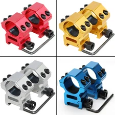 1 Pair 1 in Scope Rings for Weaver/Picatinny Mount - Medium Profile (Color Var)