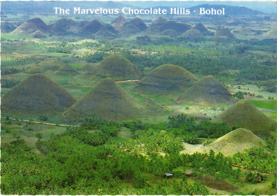 PC PHILIPPINES, MARVELOUS CHOCOLATE HILLS, BOHOL, Modern Postcard (b60325)
