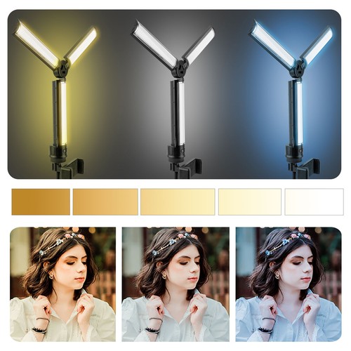 Foco LED recargable de 500lúmenes con trípode extensible para smartphone 4smarts - Imagen 3 de 5