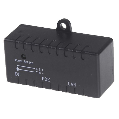 Passive POE injector for IP Camera VoIP Phone Netwrok AP device 12V - 48V WD Ga - Afbeelding 5 van 9