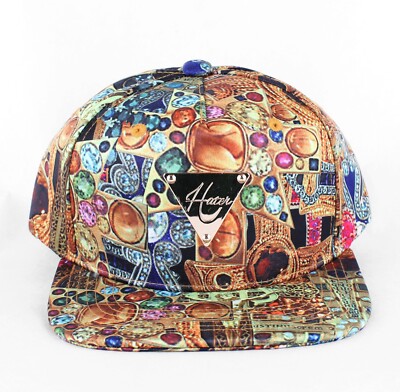Hater Jewellery Snapaback Hat Jewelry baseball panel NWT UK