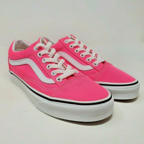 bright pink vans old skool