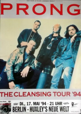 PRONG - 1994 - Plakat - In Concert - Cleansing Tour - Poster - Berlin