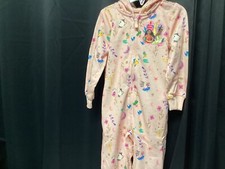 Disney Store Disney Princess One- Piece Hooded Pajama for Girls Size 4