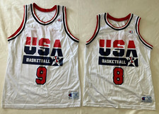 Vintage Jordan & Pippen USA Olympic Dream Team Basketball Champion Jerseys 48/44