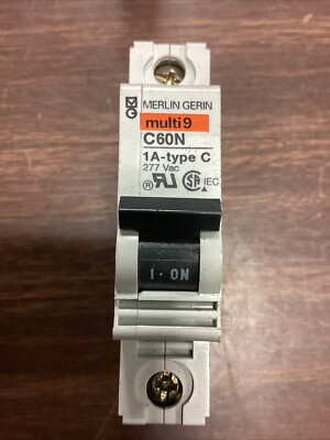 Merlin Gerin Multi9 C60N Circuit Breaker 1A-Type C F60