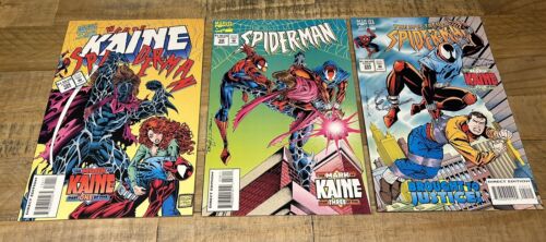 Clone Saga 1994 3/5 Parter Spider-Man # 58 Web Of # 124 Spectacular # 224 Kaine - Afbeelding 1 van 1