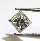 GIA loose certified .67ct VVS2 I princess Natural brilliant diamond estate — photo 8