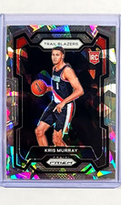 2023 2023-24 Panini Prizm Silver Cracked Ice Prizms #142 Kris Murray RC Rookie