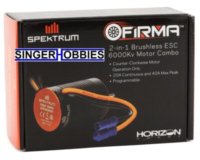 Spektrum SPMXSEM0501 Firma Brushless Motor/ESC 2-in-1 Combo (6000Kv) HH