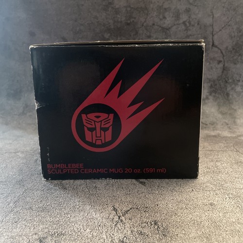 Transformers Bumblebee Sculpted Ceramic Mug 20 oz New Old Stock - Picture 8 of 11
