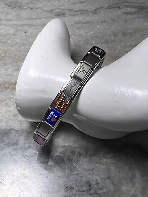 Nomination Charm Bracelet/13 Charms, Made In Italy