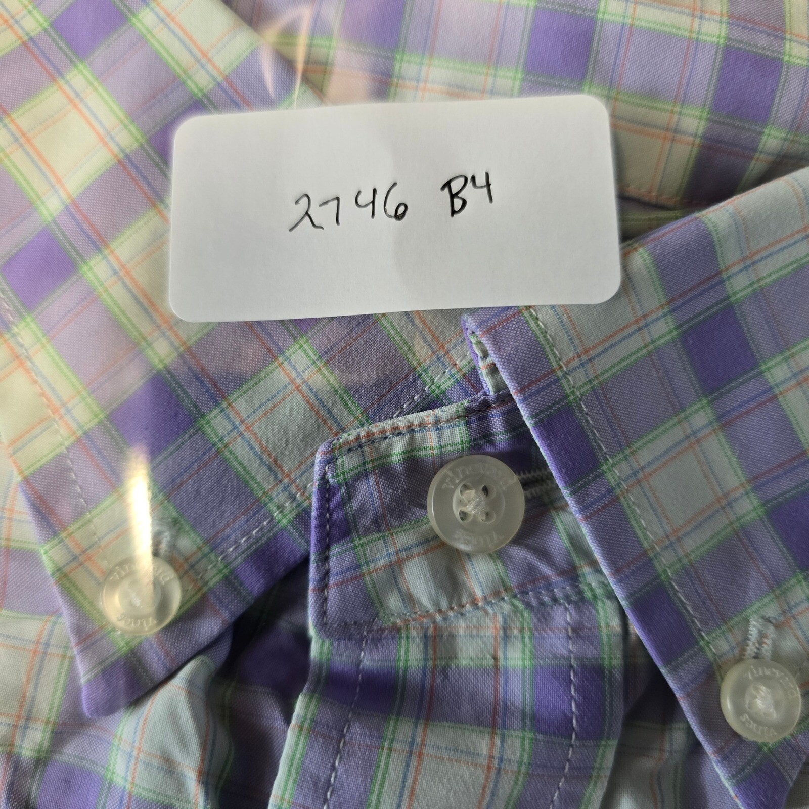 Vineyard Vines Performance Button Down Plaid Clas… - image 8