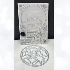 Simon Says Stamp SURF'S UP Beach Vacation Summer Rubber Stamps Dies