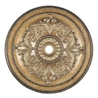Livex Lighting 8228 Vintage Gold Leaf Ceiling Medallion From Ceiling Medallion on sale Livex Lighting 8228 Vintage Gold Leaf Ceiling Medallion From Ceiling Medallion on sale