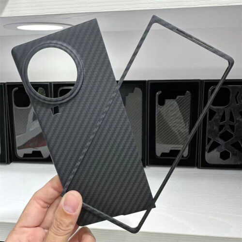 Kugelsichere Echt Kohlefaser Aramid Hülle für Vivo X Fold2 Matt Panzer Cover