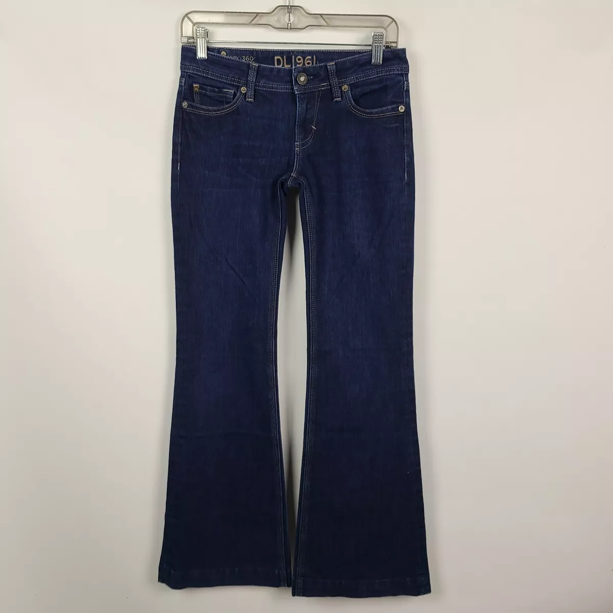DL1961 Jeans Womens 26x33 Melissa Mariner Wide Leg Dark Wash eBay