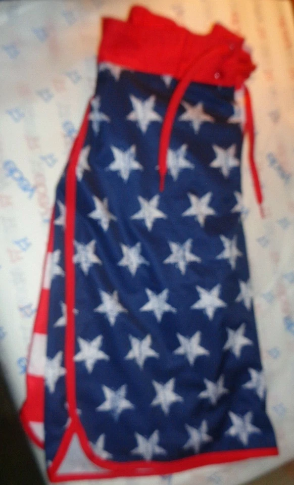 New $50 Wave Zone swimwear small trunks USA print net lined pullstring 30W 10L - Image 3 of 4