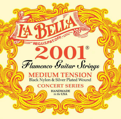 La Bella 2001M Flamenco Series, medium tension, Saiten für Flamencogitarre