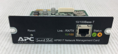 APC SmartSlot AP9617 10/100Base-T Network Management Card 640-0826A-10