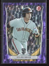 2014 Bowman Draft #DP94 Dylan Davis Purple Ice #/99 San Francisco Giants (N)