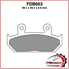 PASTIGLIE FRENI PER MOTO FDB663EF CAGIVA ELEFANT 750/900 91>94 HONDA XL 600 V